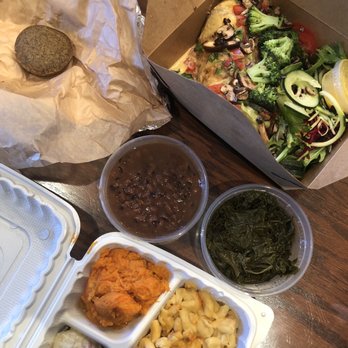 Stuff I Eat - Soul food platter and lava burrito - Vegan Near Me - Inglewood, California Stuff I Eat - Soul food platter and lava burrito - Vegan Near Me - Inglewood, California