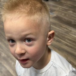 Next Quality Haircuts - His hair after