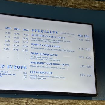 Bluetree Cafe - Honolulu - Menu - Coffee & Tea Near Me - Honolulu, Hawaii