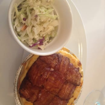 Pie Cloud - The Mac n cheese pie with a side of cole slaw. Dig that bacon lattice! - Bakeries Near Me - Calgary, Alberta