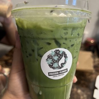 Pressed + Flower - Lavender matcha latte - Coffee & Tea Near Me - Azusa, California
