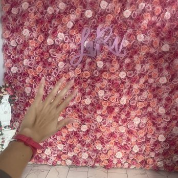 LaRu The Beauty Experience - Front entrance and finished product (acrylic nails!) - Nail Salons Near Me - Staten Island, New York