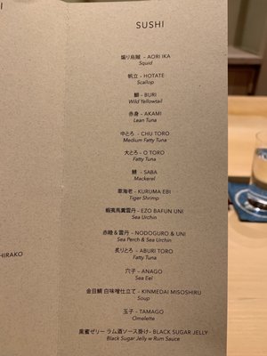 Menu photo 8 Sushi Noz New York, NY Menu photo 8 Sushi Noz New York, NY