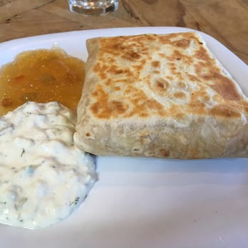 Cafe Des Amis - Chicken curry wrap. The carnivore loved it. - Mediterranean Near Me - Paia, Hawaii Cafe Des Amis - Chicken curry wrap. The carnivore loved it. - Mediterranean Near Me - Paia, Hawaii