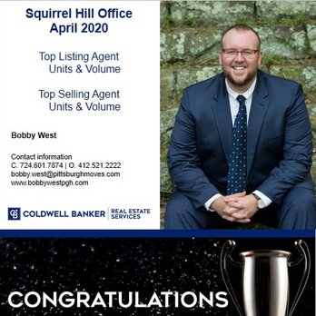 Bobby West - Coldwell Banker Realty - It's a good Spring!!! - Real Estate Agents Near Me - Pittsburgh, Pennsylvania Bobby West - Coldwell Banker Realty - It's a good Spring!!! - Real Estate Agents Near Me - Pittsburgh, Pennsylvania