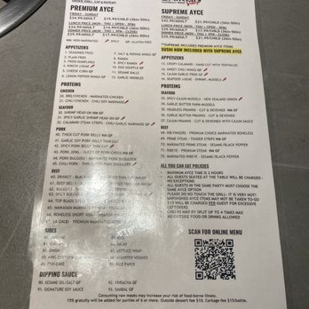 Daikon Korean BBQ - Menu - Barbeque Near Me - Vallejo, California