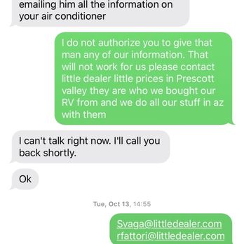 North Idaho Rv - When Bob at north Idaho Rv tried to pawn us off and give our personal information out - RV Repair Near Me - Athol, Idaho North Idaho Rv - When Bob at north Idaho Rv tried to pawn us off and give our personal information out - RV Repair Near Me - Athol, Idaho