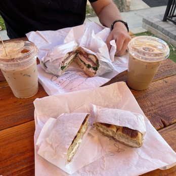 Get Hooked, A Coffee & Bagel Company - Iced chai latte, iced vanilla latte, Palisades sandwich and jalapeño bagel with jalapeño cream cheese! - Coffee & Tea Near Me - Simi Valley, California Get Hooked, A Coffee & Bagel Company - Iced chai latte, iced vanilla latte, Palisades sandwich and jalapeño bagel with jalapeño cream cheese! - Coffee & Tea Near Me - Simi Valley, California