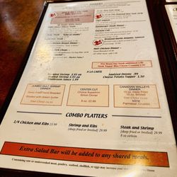 Jack & Jim's Bar - Menu