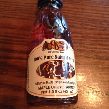 Cracker Barrel Old Country Store - Why is it hard to get Real Maple syrup these days? - American Near Me - Leesburg, Florida Cracker Barrel Old Country Store - Why is it hard to get Real Maple syrup these days? - American Near Me - Leesburg, Florida