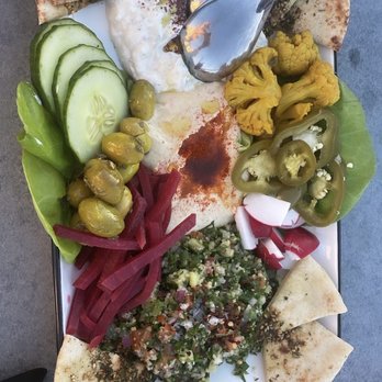 LindaRose Rooftop Bar & Grill - Small Mezze plate - Mediterranean Near Me - Monterey, California