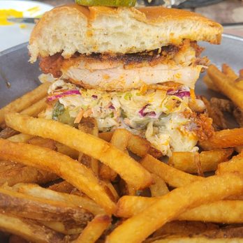 Broderick - KENTUCKY BOURBON HOT CHICKEN - Burgers Near Me - Walnut Creek, California