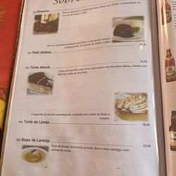 Cantinho da Batata - Menu