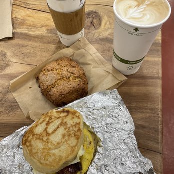 Red Bird Bakery - Delicious breakfast sandwich on their house made English muffin. - Bakeries Near Me - Cotati, California Red Bird Bakery - Delicious breakfast sandwich on their house made English muffin. - Bakeries Near Me - Cotati, California