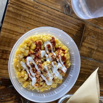 Boozy Tacos and Tap - Elotes cup - Tacos Near Me - El Paso, Texas