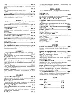 Menu photo 1 Sunrise Brunch Bensenville, IL