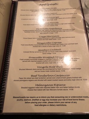 Menu photo 8 Luciano's Restaurant Wrentham, MA Menu photo 8 Luciano's Restaurant Wrentham, MA