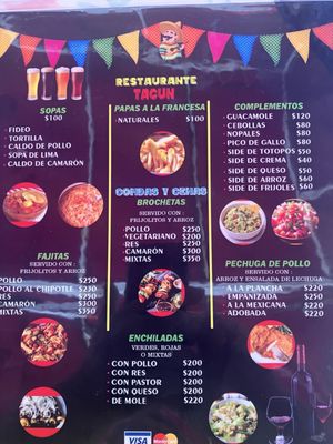 Menu photo 2 Tacun Cancún, ROO Menu photo 2 Tacun Cancún, ROO