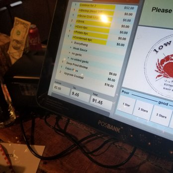 Lowcountry South Loop - Our bill for 2 plus some extra - Cajun/Creole Near Me - Chicago, Illinois
