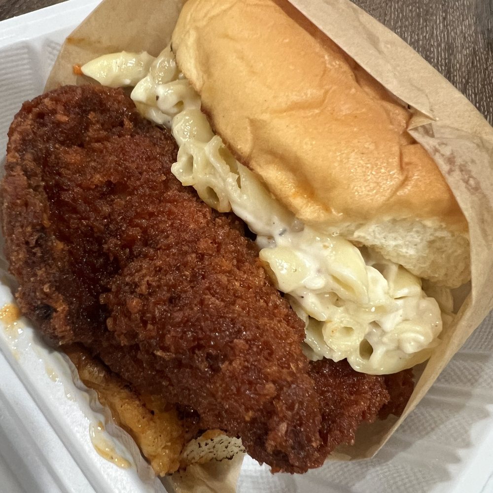 Shootz - Kimchi Butter Katsu Chicken Sandwich - Hawaiian Near Me - Stanton, California Shootz - Kimchi Butter Katsu Chicken Sandwich - Hawaiian Near Me - Stanton, California