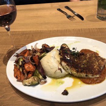 The 908 - Panko Crusted Halibut. - New American Near Me - Long Beach, California