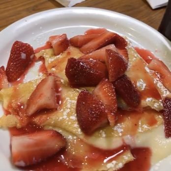 Denny's - Strawberry Vanilla Crepe - American Near Me - Wildomar, California Denny's - Strawberry Vanilla Crepe - American Near Me - Wildomar, California