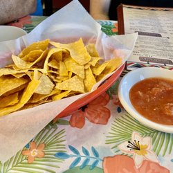 La Palma Mexican Grill - Chips for the table - great tasting chips, salsa was a little bland. They kept them coming!