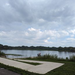 Nice walk around the lake until it started raining