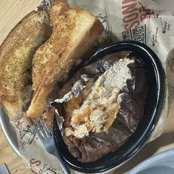 Sonny's BBQ - Grilled cheese + baked sweet potato - Barbeque Near Me - Pace, Florida Sonny's BBQ - Grilled cheese + baked sweet potato - Barbeque Near Me - Pace, Florida