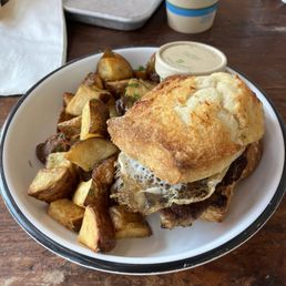 crispy Pork & Jam Breakfast Sandwich