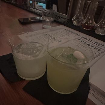 Daisy - Sour Apple Margarita & Salsa Verde Margarita - Cocktail Bars Near Me - Los Angeles, California