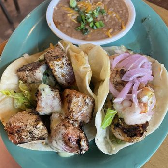 Cabo Fish Taco - Ballantyne - Tavarua Tuna Tacos and Lemon Grilled Shrimp Tacos - Latin American Near Me - Charlotte, North Carolina