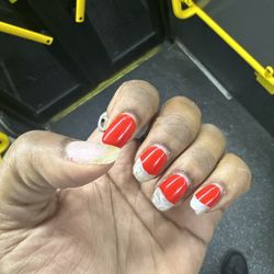 Basin Beauty - Hard gel peeling that I paid &187 for just the manicure