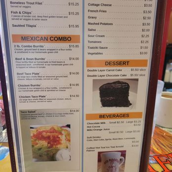 Red Rooster Cafe - Menu as of  7-2025 - Diners Near Me - Denver, Colorado