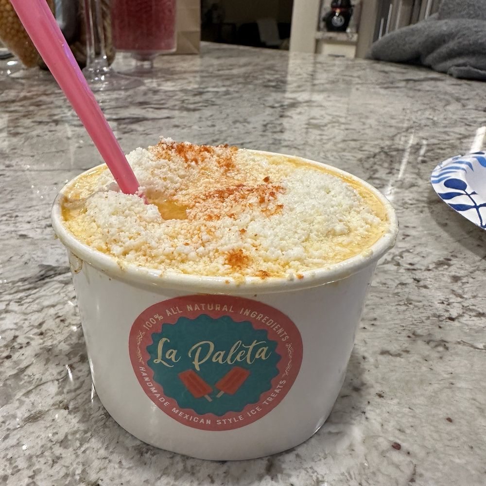 La Paleta - Corn in the cup! All I can say is yum! - Ice Cream & Frozen Yogurt Near Me - Las Vegas, Nevada La Paleta - Corn in the cup! All I can say is yum! - Ice Cream & Frozen Yogurt Near Me - Las Vegas, Nevada