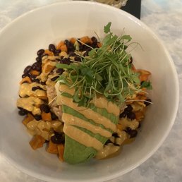 Quinoa and rice bowl
