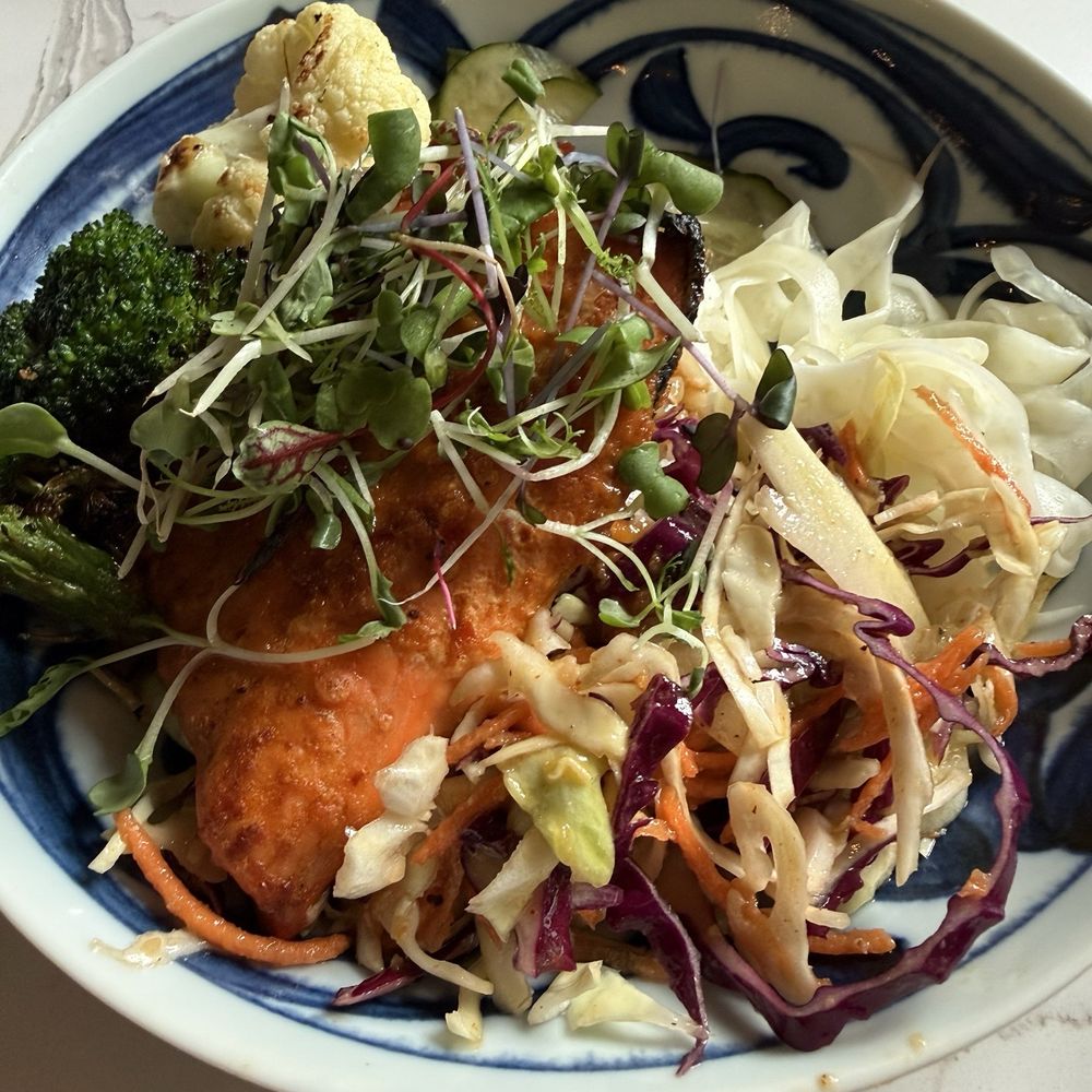 Freya Bakery & Cafe - Salmon and salad - Bakeries Near Me - Seattle, Washington Freya Bakery & Cafe - Salmon and salad - Bakeries Near Me - Seattle, Washington