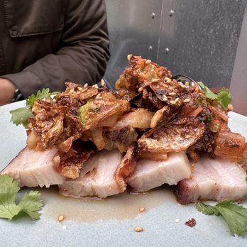 Dirty Habit - Pork Belly. Remember, this is served cold - New American Near Me - San Francisco, California Dirty Habit - Pork Belly. Remember, this is served cold - New American Near Me - San Francisco, California