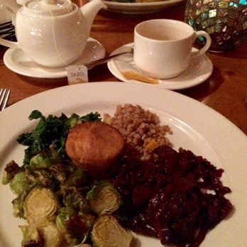 Soby's - Tea and a plate of southern vegetables main dish. - New American Near Me - Greenville, South Carolina Soby's - Tea and a plate of southern vegetables main dish. - New American Near Me - Greenville, South Carolina