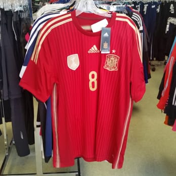 Soccerkraze - After: front of the Spain jersey with the number - Sports Wear Near Me - Campbell, California