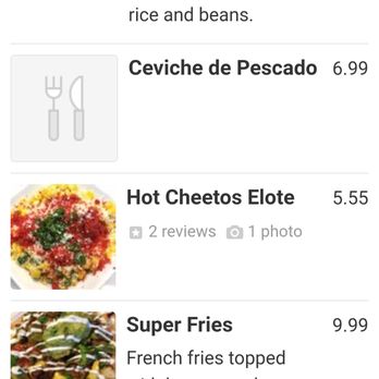 Costa Grande - Yep it was on the menu! - Mexican Near Me - Van Nuys, California Costa Grande - Yep it was on the menu! - Mexican Near Me - Van Nuys, California