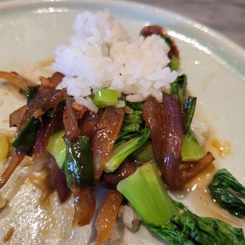 Slanted Door - Bok choy with rice - Vietnamese Near Me - San Ramon, California