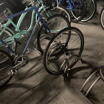The Current - Stolen bicycle (they removed the frame of the bike from the lock and tire). 24/7 security, what a joke - Apartments Near Me - Long Beach, California