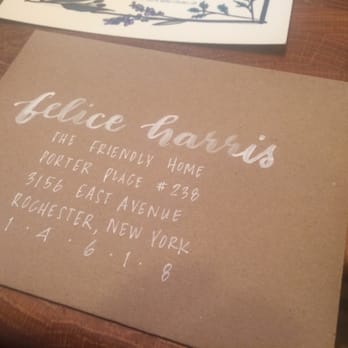 Arrow Art Studio - Sarah's calligraphy is breathtaking! - Signmaking Near Me