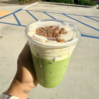 Platform 909 - Banana Matcha - Coffee & Tea Near Me - Chino Hills, California Platform 909 - Banana Matcha - Coffee & Tea Near Me - Chino Hills, California