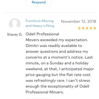 Odell Professional Movers - Movers Near Me - Charlotte, North Carolina