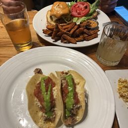 Spice is nice burger & beef tacos