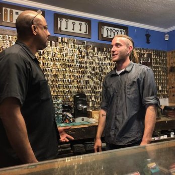 Pasadena Lock Shop - Andre and Nick in the shop - Keys & Locksmiths Near Me - Pasadena, California Pasadena Lock Shop - Andre and Nick in the shop - Keys & Locksmiths Near Me - Pasadena, California