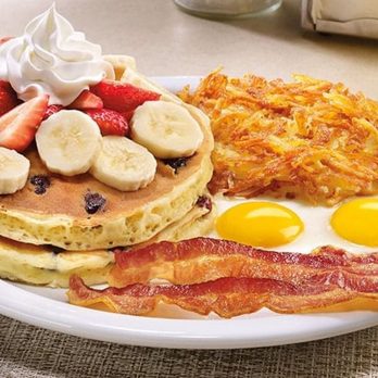 Denny's Restaurant Fort St. John - Banana pancake - Breakfast & Brunch Near Me - Fort St John, British Columbia
