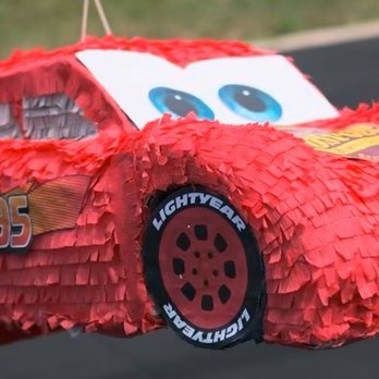 Custom Pinata - Lightning McQueen piñata - Party Supplies Near Me - Perth Amboy, New Jersey
